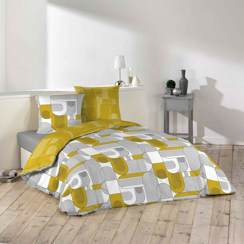 Douceur D'intérieur - Housse de couette 240x260 + 2 taies Sotchi microfibre