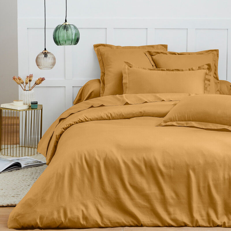 Coton Pur - Housse de couette 260 x 240 cm 'Prémium' pour lit 2 places King Size - Prémium Miel Coton Pur - Housse de couette 260 x 240 cm 'Prémium' pour lit 2 places King Size - Prémium Miel