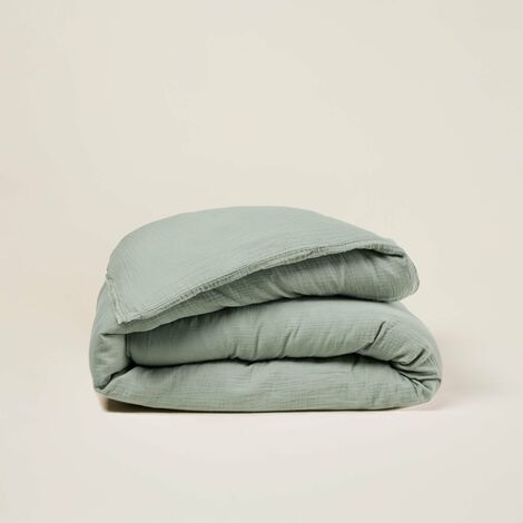 Housse de couette 260x240 cm MADURA - Sauge - LOU