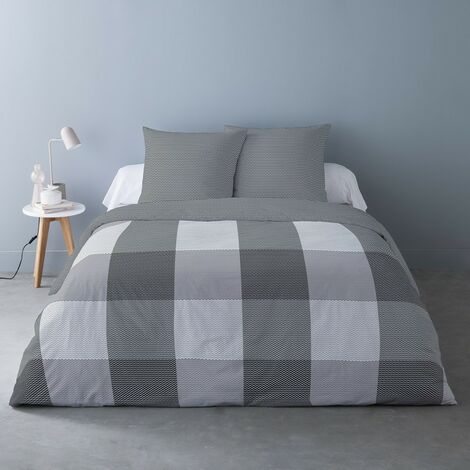 Housse de couette 260x240 Legolas + 2 taies coton flanelle