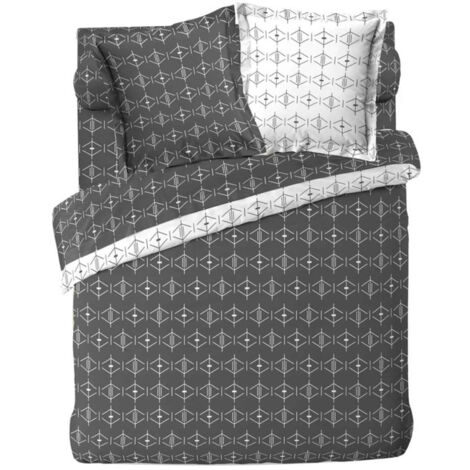 Housse de Couette "Aristide" 240x220cm Anthracite