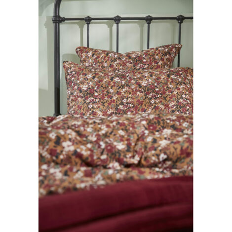 Housse de couette "Capucine" toutes dimensions "Gaze de Coton" - Couleur: Capucine Camel - Taille de housse de couette: Housse de couette 140 x 200 cm
