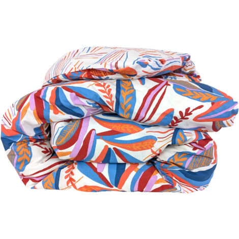 Housse de couette coton PERROQUET 140x200 cm