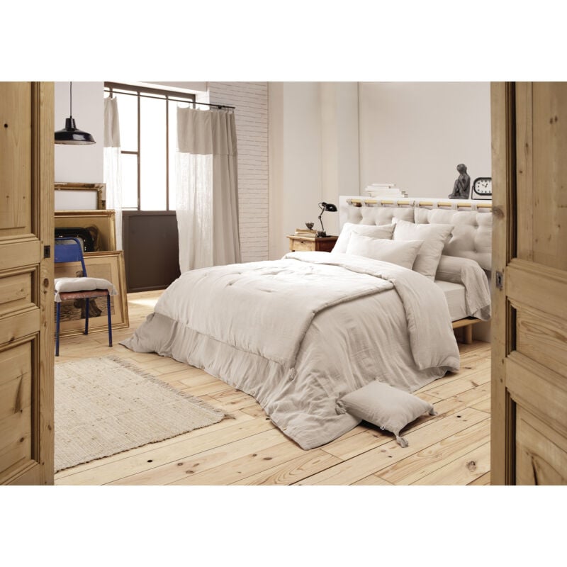 L'effet Papillon - Housse de couette gaze de coton Luxe 240 x 220 cm Pampa