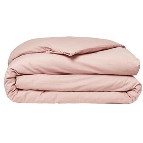 Housse de couette Essential 240x260cm rose coton 57F