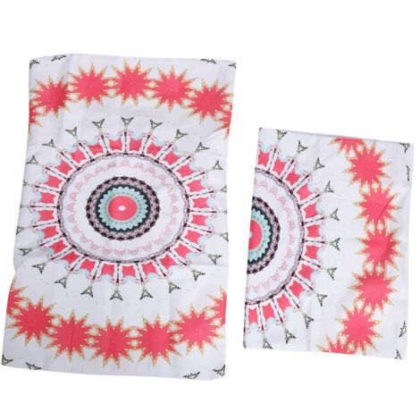 Housse de couette et taies imprimées en polyester, ensemble literie pour chambre 135x200 cm
