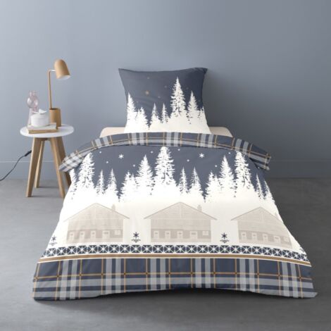 Housse de couette Flanelle 140x200 RIM + 1 taie