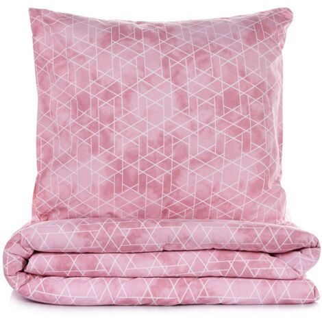 Housse de couette, housse de couette, linge de lit Set 155 Cmx220 Cm