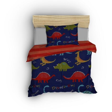 Housse de couette, housse de couette, linge de lit Set Bleu Rouge Jaune