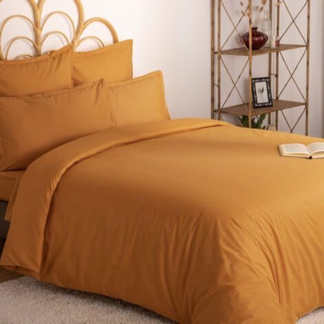 Housse de Couette "Intérieur" 240x220cm Jaune Cumin