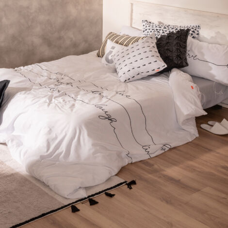 Housse de couette Live 260x240 cm (lit 180/200)
