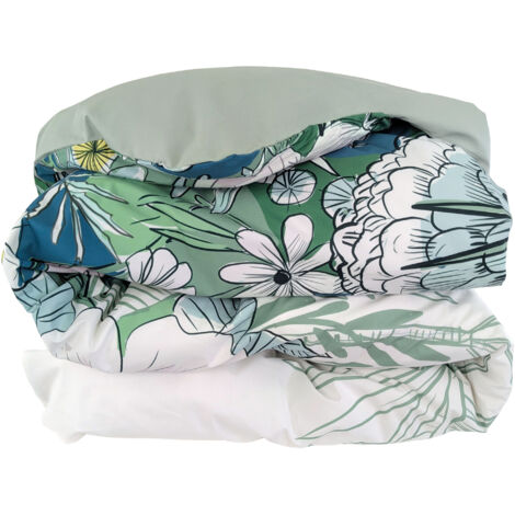 Housse de couette percale de coton collection BALI 260x240 cm