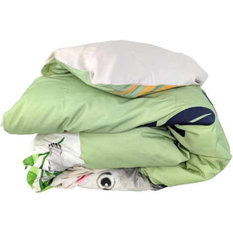 Housse de couette percale de coton PANDA 140x200 cm