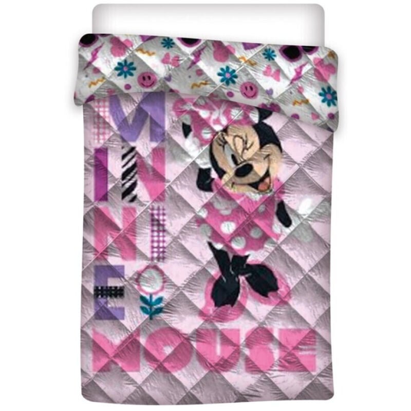 Aymax - Couette imprimée réversible Minnie Mouse Disney - 140 cm x 200 cm