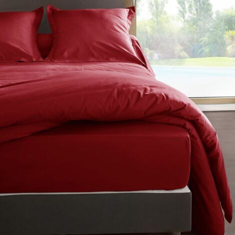 Housse de couette Rubis en percale 140 m