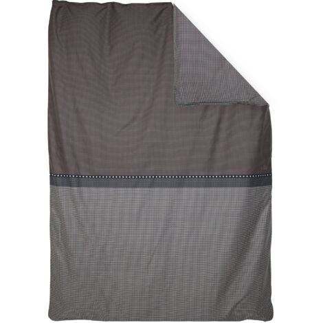 Housse de couette satin coton ENZO 140x200 cm