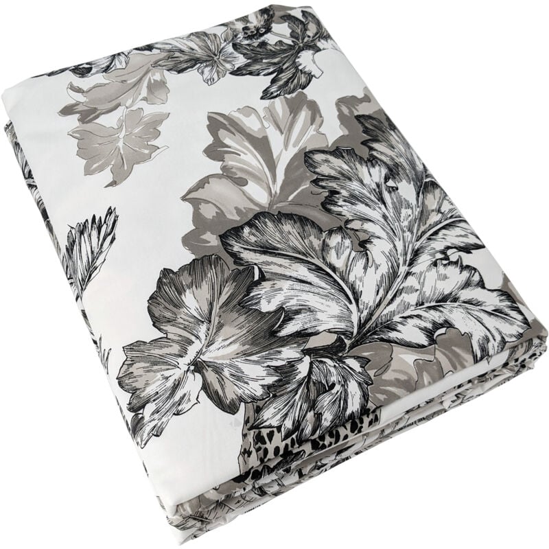 Linnea - Housse de couette satin coton savane 140x200 cm