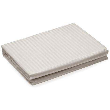 Housse de couette satin de coton CONCERTO A rayures 280x240 cm