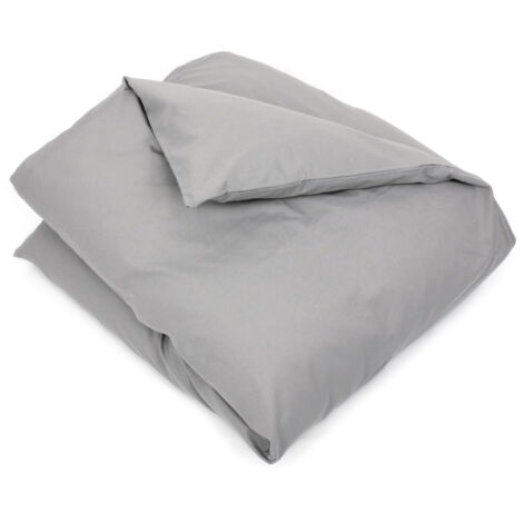 Housse de couette uni coton ALTO 140x200 cm