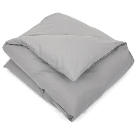 Housse de couette uni coton ALTO 200x200 cm