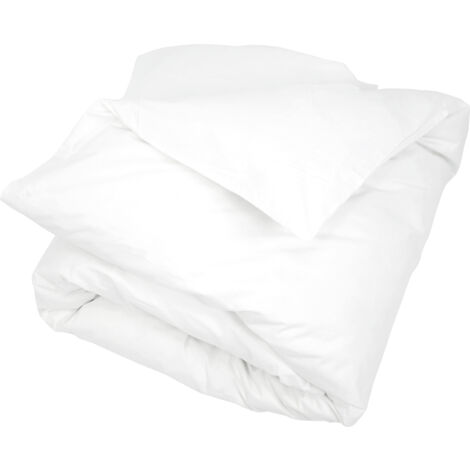 Housse de couette uni pur percale PRIMO 240x220 cm