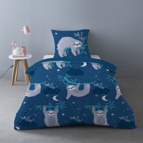 Housse de couette140x200 PARESSEUX + 1 taie