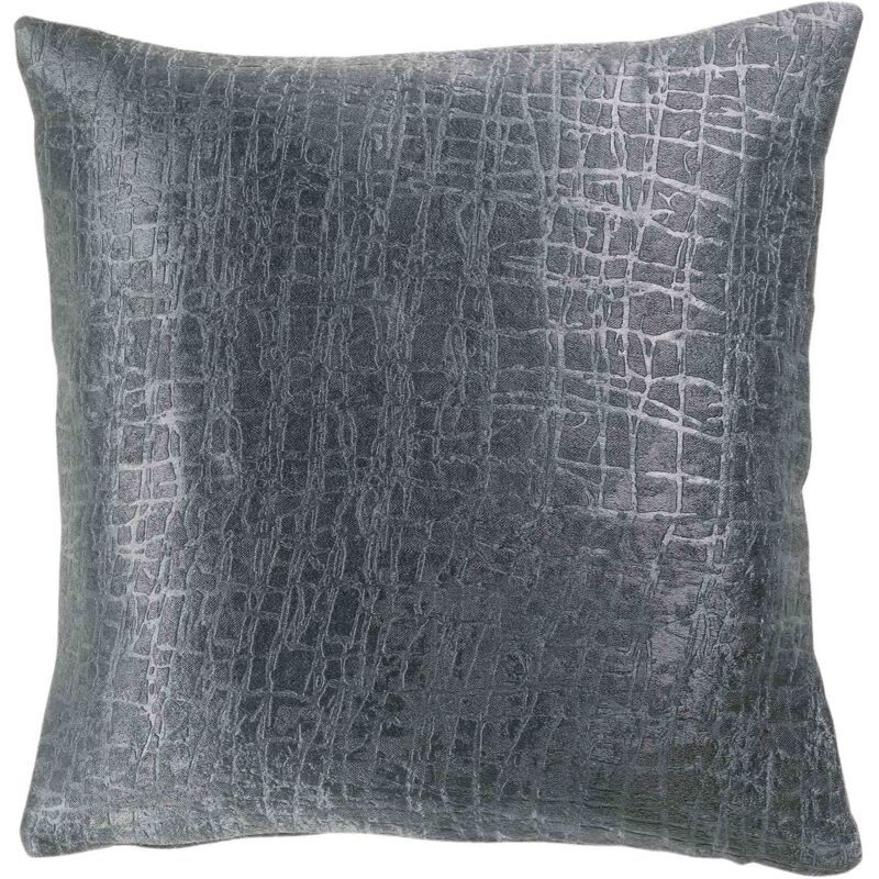 Housse de Coussin Occultant Velours Opacia Anthracite