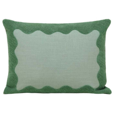 Housse de coussin 30x40 cm MADURA - Vert aqua - NAMATA