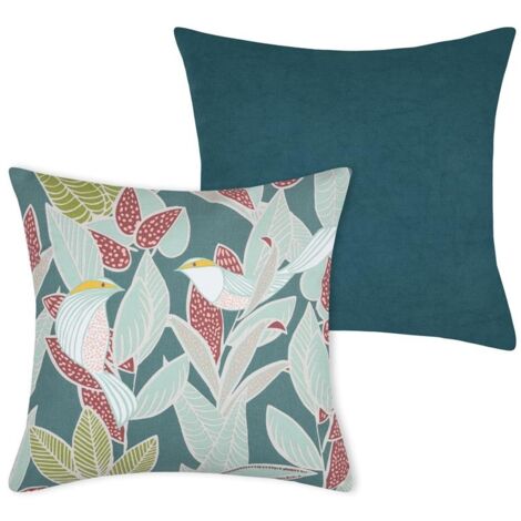 Housse de coussin 40 x 40 cm Rossignol vert