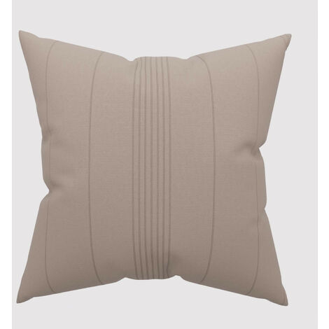 Housse de coussin 40x40 ADELE taupe, par Soleil d'Ocre