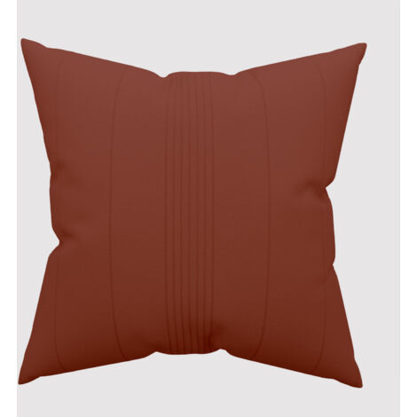 Housse de coussin 40x40 cm ADELE brique, par Soleil d'Ocre