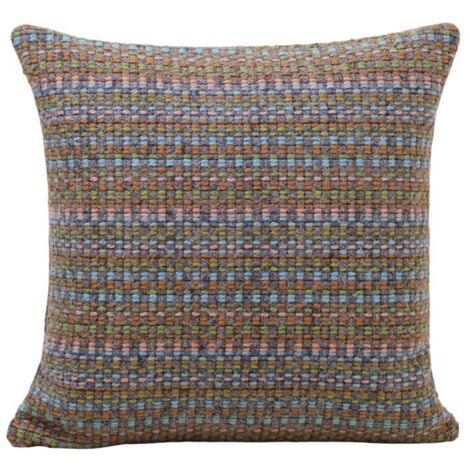 Housse de coussin 40x40 cm MADURA - Gris et pastels - BRODIE