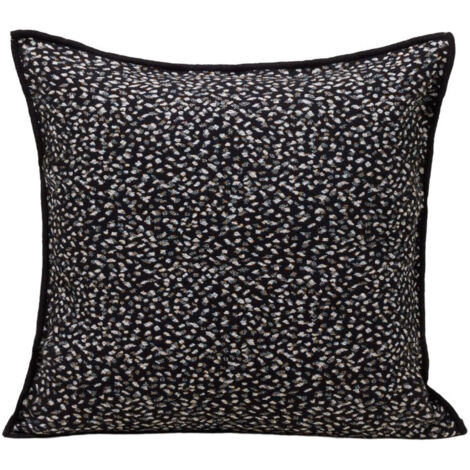 Housse de coussin 40x40 cm MADURA - Noiret blanc - OCELO