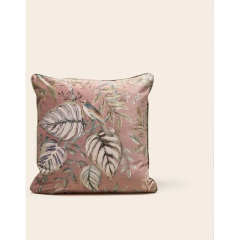 Housse de coussin 40x40 cm MADURA - Terracotta et vert - OTONIA