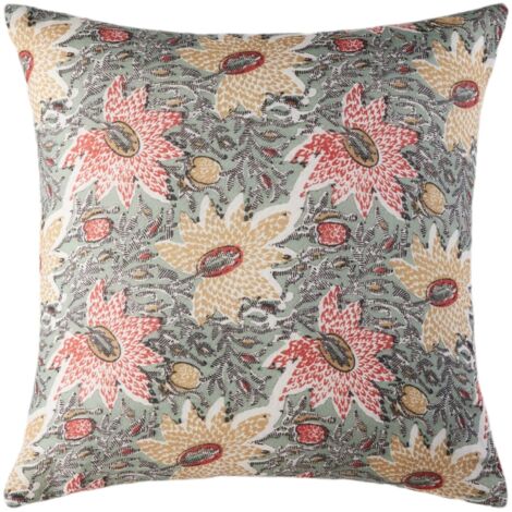 Housse de coussin 40x40 cm MADURA - Vert de gris - KEYA