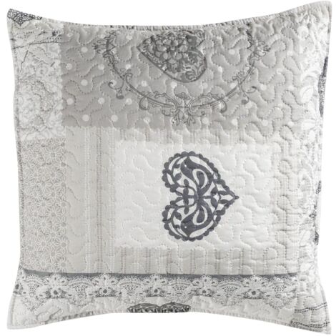 Housse de coussin 45 x 45 cm Eugenie lin