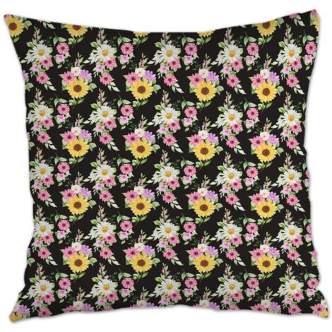 Housse de coussin 45x45 cm carrée cachée zippée pour canapé, lit, chaise décoratif de ferme pour Pâques