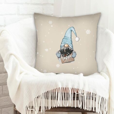 Housse de coussin 45x45 cm carrée déhoussable pour décoration de maison et de chambre à coucher de la saint-valentin