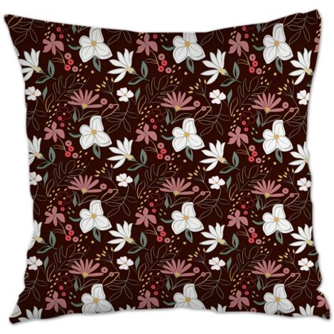 Housse de coussin 45x45 cm carrée déhoussable pour Noël, anniversaire, la Fête des Pères, la Fête des Mères