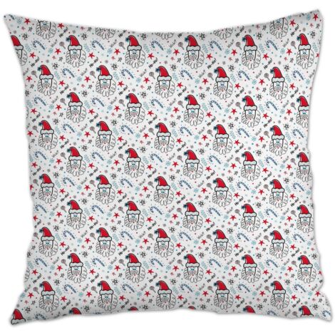 Housse de coussin 45x45 cm carrée durable pour cadeaux pour petite amie et petit ami