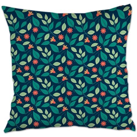 Housse de coussin 45x45 cm carrée élégant pour canapé lit chaise décoratif de ferme la saint-valentin