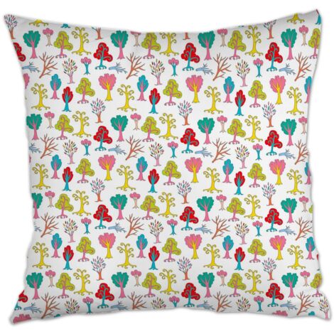 Housse de coussin 45x45 cm carrée léger pour canapé lit chaise décoratif de ferme la saint-valentin