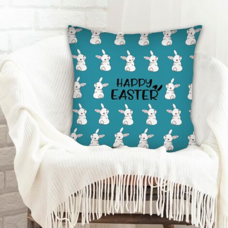 Housse de coussin 45x45 cm carrée résistant au lavage pour cadeaux pour petite amie et petit ami
