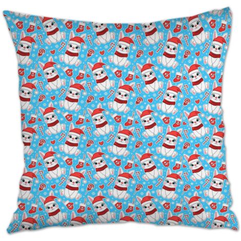 Housse de coussin 45x45 cm carrée résistant au lavage pour petit ami anniversaire anniversaire de naissance la saint-valentin noël