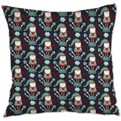 Housse de coussin 45x45 cm carrée résistant aux tachespour canapé lit chaise décoratif de ferme la saint-valentin