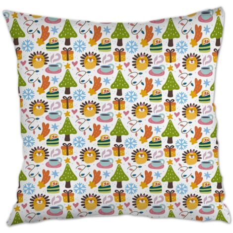Housse de coussin 45x45 cm carrée résistant aux tachespour petit ami, mari, fiançailles couples