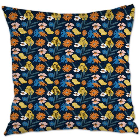 Housse de coussin 45x45 cm carrée solide pour Noël, la Saint-Valentin, anniversaire