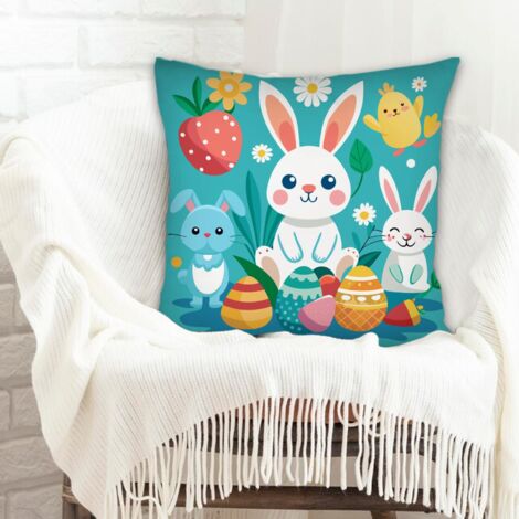 Housse de coussin 45x45 cm en polyester anti-ride pour petit ami anniversaire anniversaire de naissance la saint-valentin noël