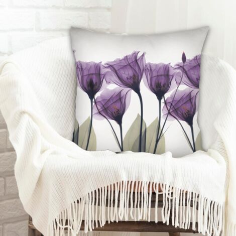 Housse de coussin 45x45 cm en polyester durable pour couples petit ami petite amie