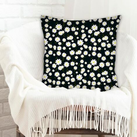 Housse de coussin 45x45 cm en polyester lavable en machine pour chambre salon décoration de la saint-valentin